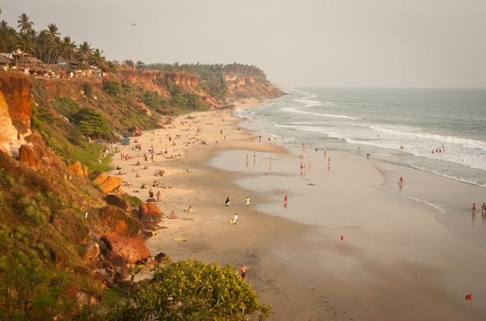 Güney Hindistan: Gezilecek en iyi turistik yerler 5 Güney Hindistan / Varkala, Kerala
