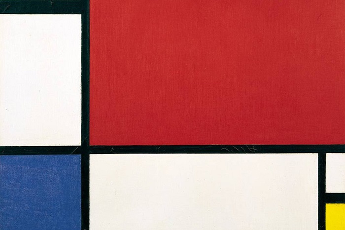 Soyut sanat akımları: Konstrüktivizm, sürrealizm ve gerçekçilik 4 ''De Stijl'' / Piet Mondrian / Composition with Red Blue and Yellow