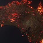 Avustralya orman yangını haritası