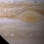 büyük kırmızı lekenin boyutunun dünya ile kıyaslaması