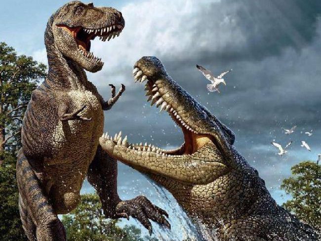 Tarih Öncesi En Büyük Hayvanlar 4 en büyük tarih öncesi hayvanlar arasında Deinosuchus