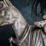 anubis heykeli