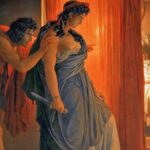 Pierre Narcisse Guerin'in 1817 tarihli tablosu, Aighistos'un Klytemnestra'yı Agamemnon'u öldürmesi için ikna edişi