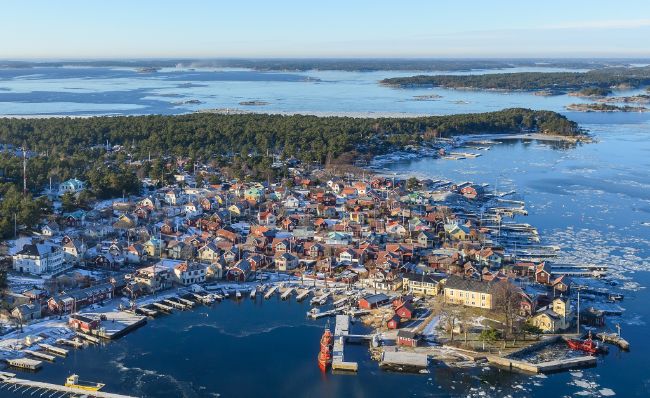 Sandhamn, İsveç.