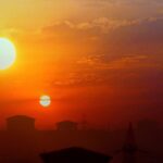 iki güneşli gökyüzü