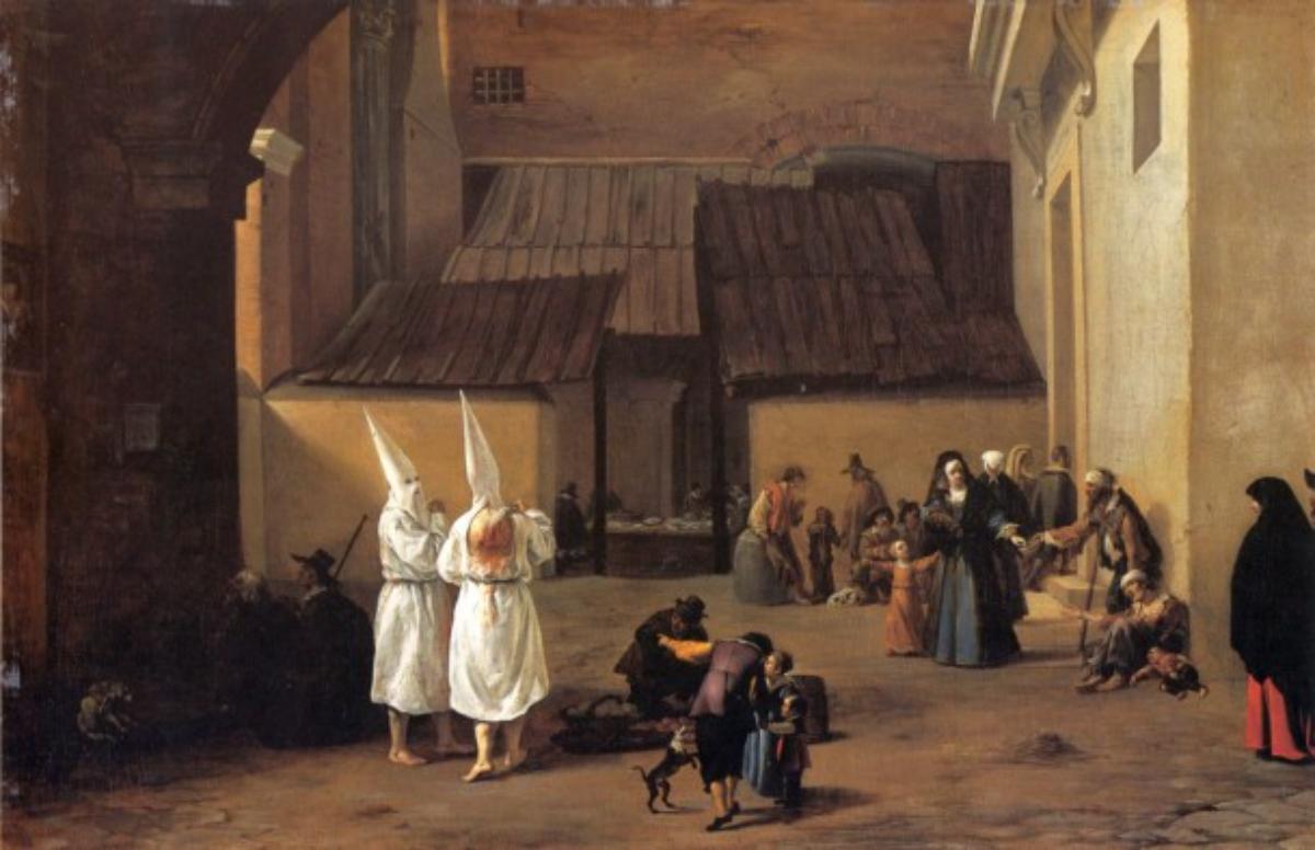 İnsanlık ve dünya tarihinin en kötü yılı 1349 (536 değil) 3 Kendilerini kırbaçlayarak yürüyen insanlar.