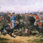 Malplaquet Muharebesi, 11 Eylül 1709, Richard Simkin, c. 1900.