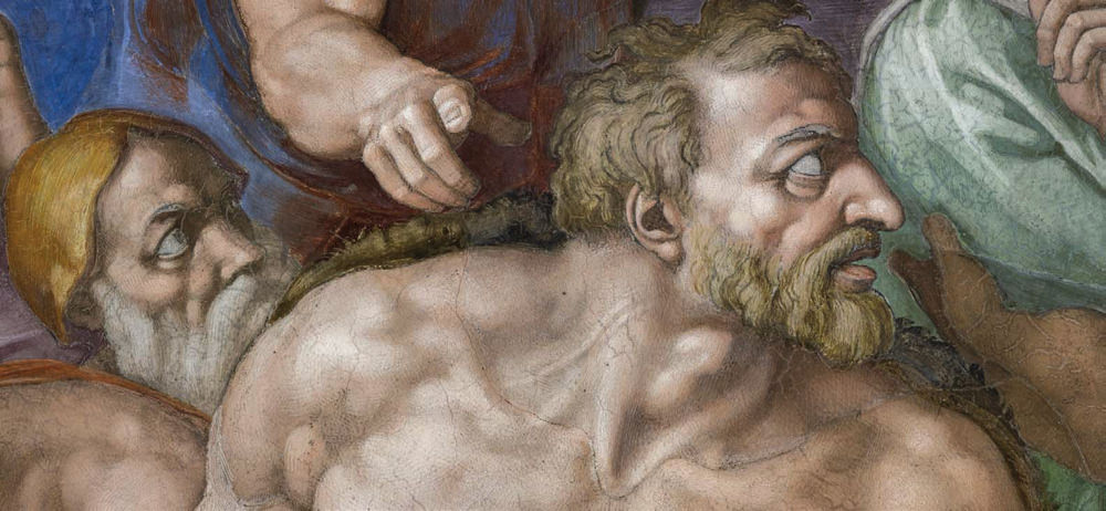 Michelangelo, Sistina Şapeli'ni Nasıl Boyadı? 3 Sistine Şapeli duvarı. Son Yargı.