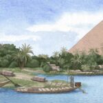 Nile branch once used to build the pyramids