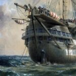 Transatlantik Telgraf Kablosu 1858'de okyanusa kablo döşemek