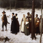 George Henry Boughton Pilgrims Going To Church