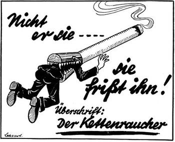 Adolf Hitler'in Sigara Karşıtlığı Kampanyası 4 German anti smoking ad