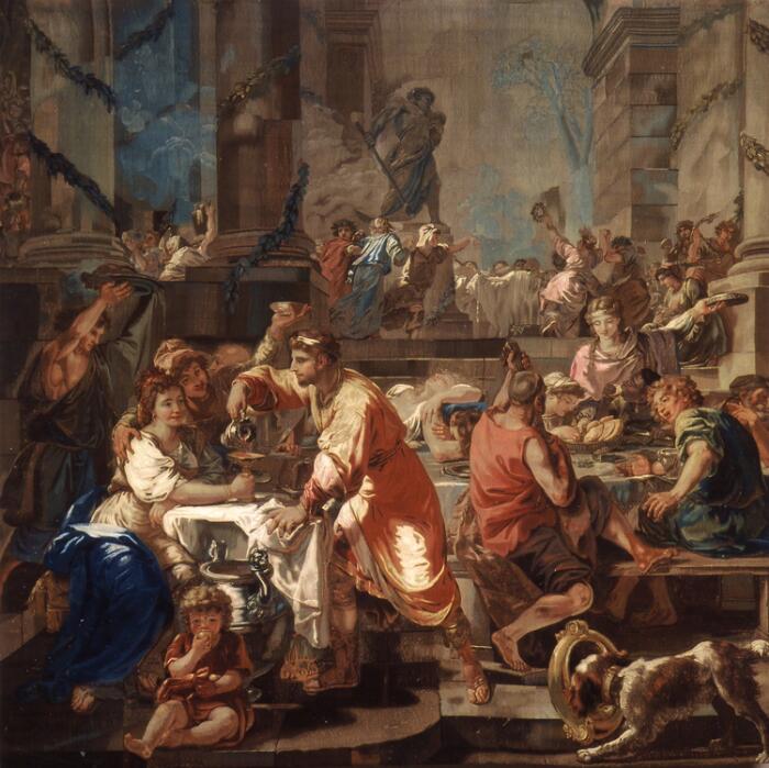 Antoine Callet'den Saturnalia.