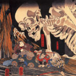 1280px Mitsukuni defying the skeleton spectre invoked by princess Takiyasha 1