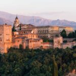 1623px Dawn Charles V Palace Alhambra Granada Andalusia Spain transformed