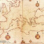 1047px Piri Reis map of Europe and the Mediterranean Sea