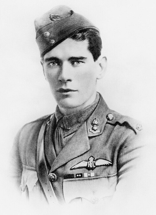 I. Dünya Savaşı'nın En İyi Avcı Pilotları 6 İngiliz pilot ve Victoria Haçı sahibi Edward Mannock.