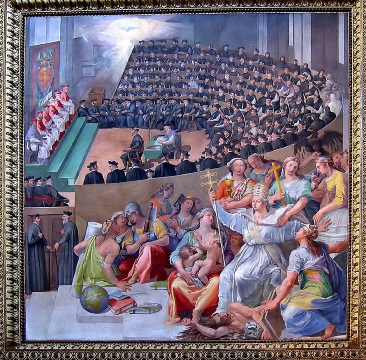 Trento Konsili: Katolik Doktrininin Tanımlanması ve Kilise Reformu 3 Council of Trent by Pasquale Cati.