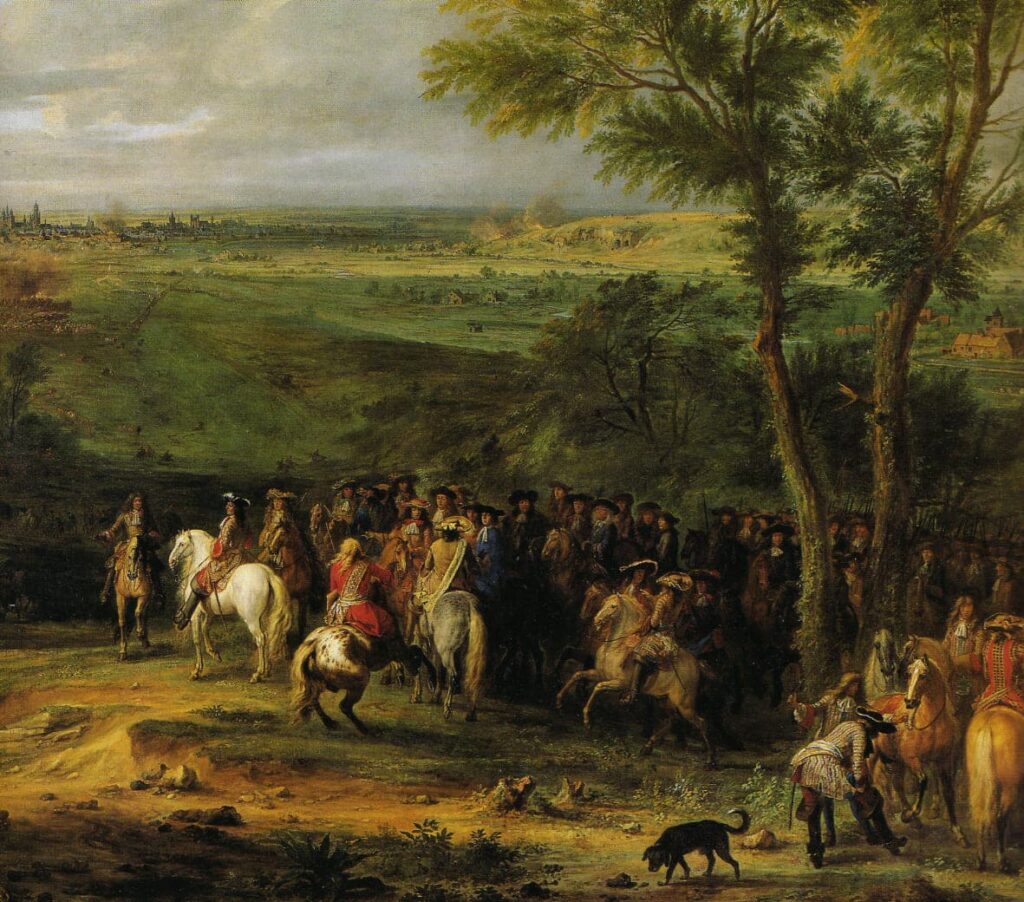 Fransa-Hollanda Savaşı: XIV. Louis'nin Hırsları 4 XIV. Louis, Maastricht kuşatmasında, 1673.