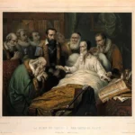 John Calvin Ölüm Döşeğinde, Jean-Julien Jacott, 1850, The Welcome Collection aracılığıyla