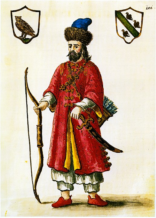 Marco Polo'nun Seyahatlerinde Keşfettiği Şeyler 2 Tatar kıyafeti giyen Polo, 18. yüzyıldan bask