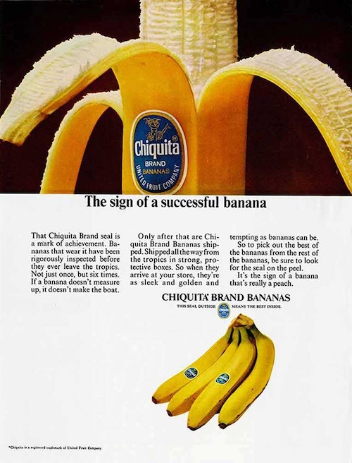 Muz Cumhuriyeti Nedir? 4 İyi bir muzun göstergesi, Chiquita Brand Bananas tarafından. Kaynak: Chiquita