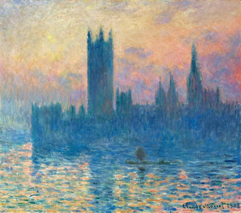 Claude Monet Neden Seri Tablolar Yaptı? 10 Parlamento Binası, Gün Batımı, Claude Monet