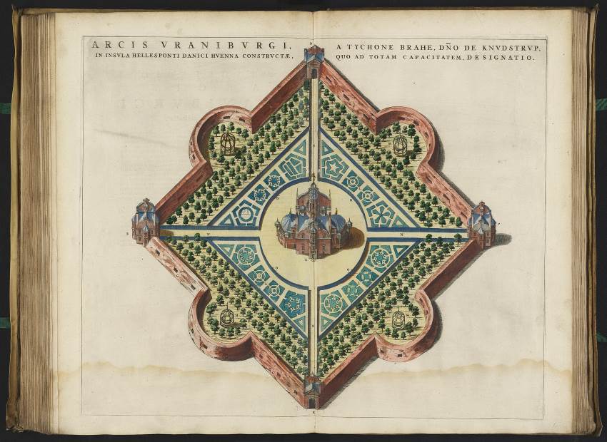 Tycho Brahe'nin Gizli Simya Laboratuvarının Üzerindeki Perde Kalkıyor 3 Uraniborg, Tycho Brahe'nin Ven adasındaki evi