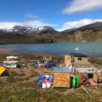 2019'da Kerguelen'de yaptıkları saha çalışması