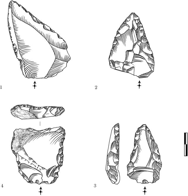 Antik Kayalarda Neandertal Uyum Yeteneğinin Şaşırtıcı İşaretleri Keşfedildi 3 Alanda belgelenen taş aletlerden bazıları
