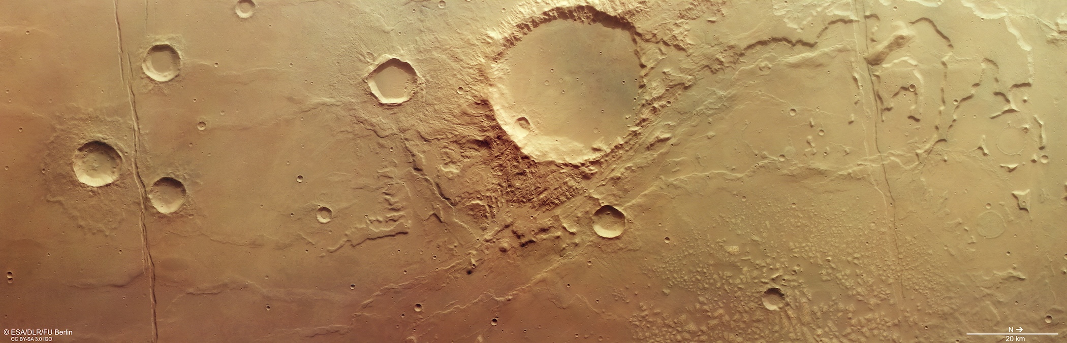 Mars Dünyadakinden Daha Büyük Bir Göle Ev Sahipliği Yapmış: Eridania Gölü