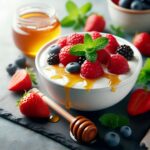 bal eklenmiş yoğurt