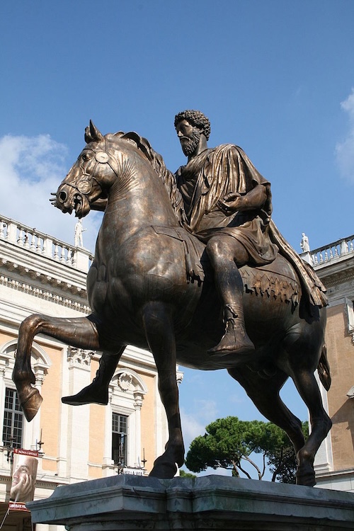 Antoninus Vebası: Roma İmparatorluğu'nu Sarsan ve Galen'in Sütle Tedavi Etmeye Çalıştığı Salgın 4 Marcus Aurelius'un atlı heykeli.
