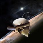 New Horizons uzay aracının ilk konsept çizimleri.