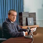 Watergate Skandalı sırasında Başkan Nixon.