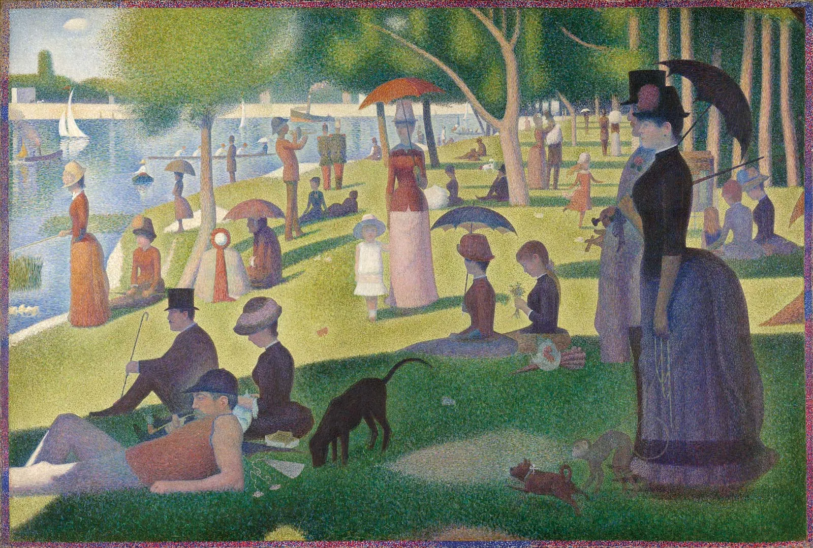 Grande Jatte Adası'nda Bir Pazar Öğleden Sonrası