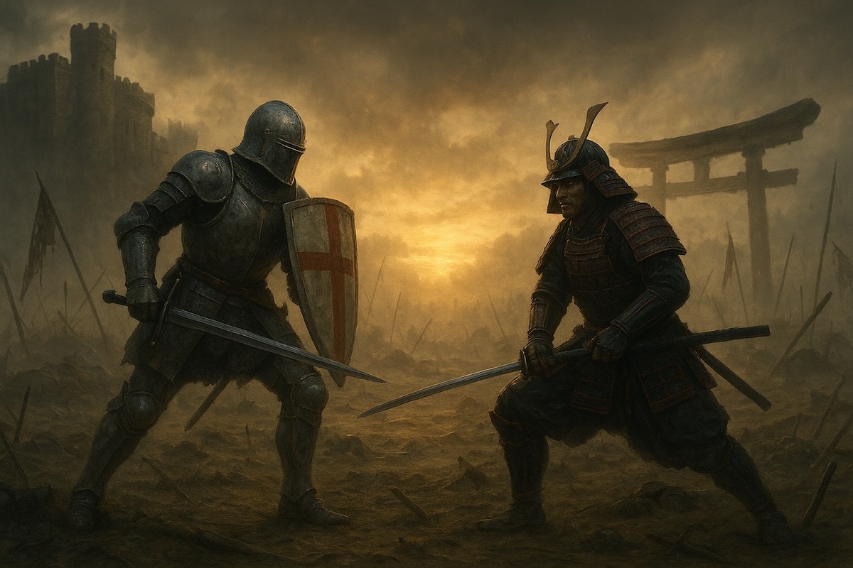 Ortaçağ Şövalyeleri ile Samuray Savaşçıları: İki Seçkin Savaşçı Sınıfının Yükselişi, Hakimiyeti ve Düşüşü 1 samuray şövalye