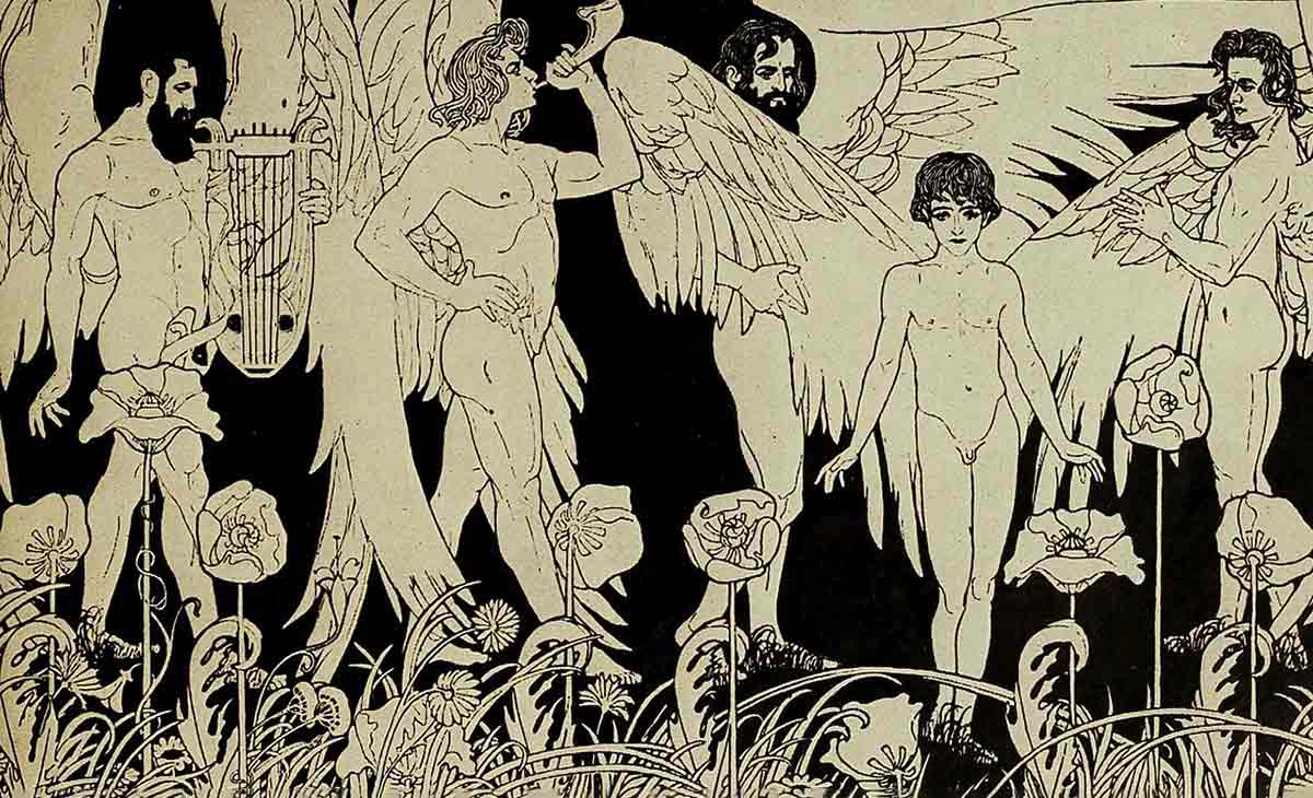 İnsanın Yaratılışı, Ephraim Moses Lilien, 1903