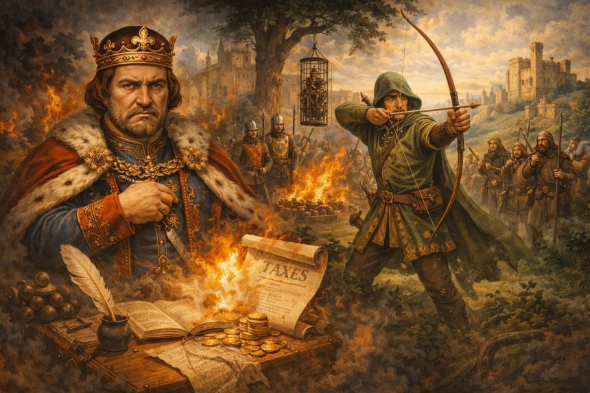 Robin Hood'un Düşmanı İngiltere Kralı John'un Gerçek Hikayesi 1 Krallar ve haydutlar_ Robin Hood'un karşısı