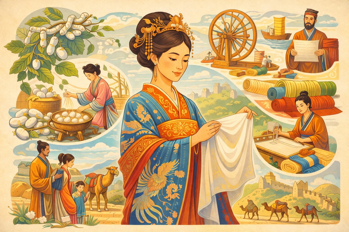 Antik Çin'de İpeğin Tarihi